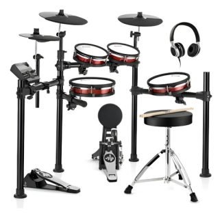 Donner Ded200max Bateria Electronica 5 Cuerpos Mesh Banqueta