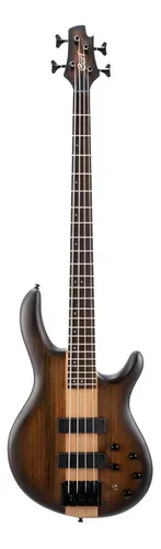 Cort C4 Plus Ovmh Bajo 4 Cuerdas Mics Bartolini Diestro Antique Brown Burst Antiguo 4 Mate