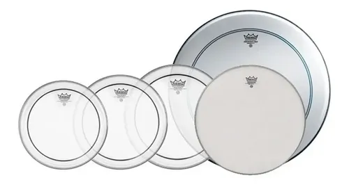 Remo Set Parches Bateria Ps 10 12 14 Amb 14 Powerstroke 22