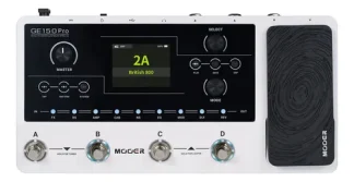 Pedalera Para Guitarra Mooer Ge150pro, Color Blanco