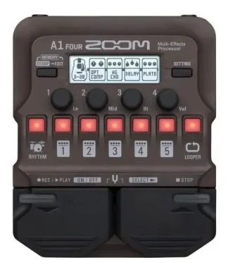 Pedal De Efecto Zoom A1 Four Marrón