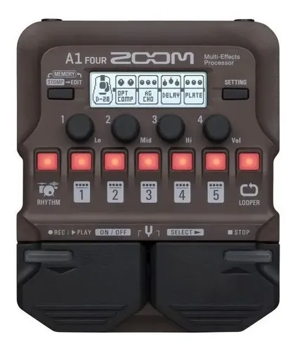 Pedal De Efecto Zoom A1 Four Marrón