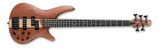 Bajo Electrico Bajo Ibanez Sr755 5 Cuerdas Vintage Natural Color Marrón Diestro
