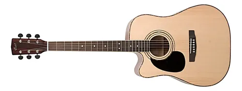 Cort Ad880ce Zurda Guitarra Electro Acustica Corte Pre Funda