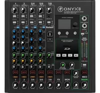 Mackie Onyx 8 Mixer Analogico 8 Canales Multitrack Usb