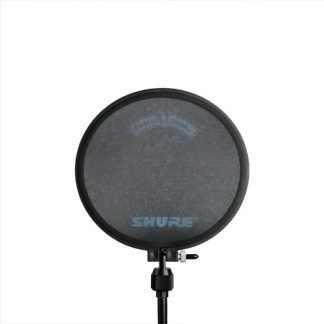 Filtro Anti Pop Shure Ps-6 Paravientos Metálico Con Flexible Color Negro