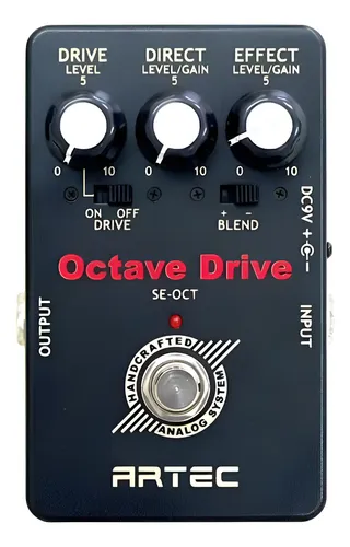 Artec Se-oct Fuzz Octave Pedal Fuzz Octavador Para Guitarra
