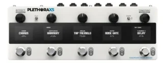Pedal Multi-efectos Tc Electronic Plethora X5 Para Guitarra Eléctrica Blanco