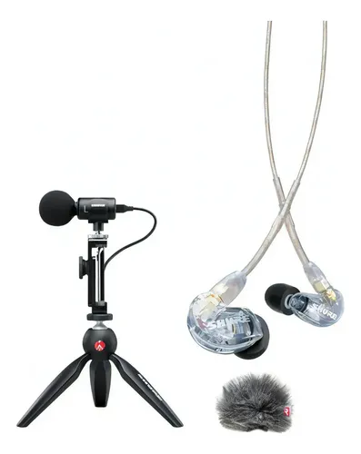 Shure Motiv Mv88+se215 Kit De Video Micrófono + Auriculares