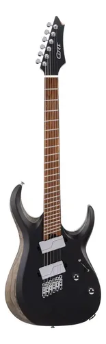 Guitarra Eléctrica Cort X700 Mutility Caoba 24 Trastes Humbucker Negra Diestro Black Satin Arce