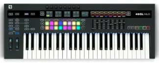 Teclado Controlador Usb/midi Novation Sl Mk3-49 Negro