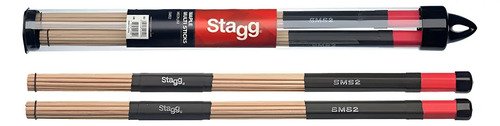 Par De Palillos Stagg Maple Rods Medium Sms2 - Color Natural Tamaño 5b