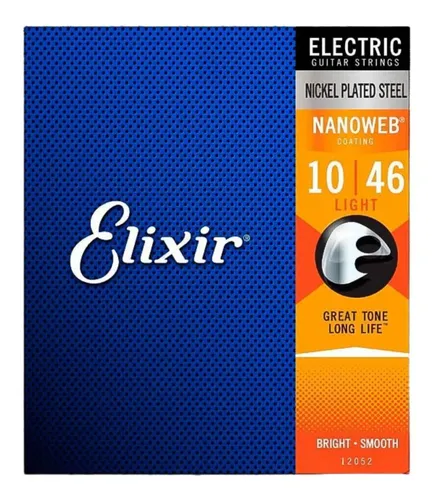 Elixir 12052 Encordado Guitarra Electrica 010 Nanoweb
