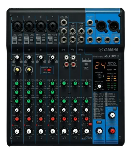 Yamaha Mg10xu Consola 10 Canales Efectos Usb