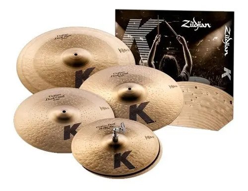 Kit De Pratos Zildjian K Custom Dark Kcd900 Kcd-900