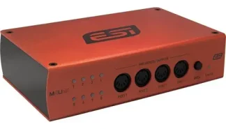 Interfaz De Audio Esi M4uex Usb 3.0 Naranja 8 Puertos Midi Y Usb