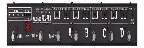 Joyo Pxl Pro Controlador De Pedales Multiple Loop Efx