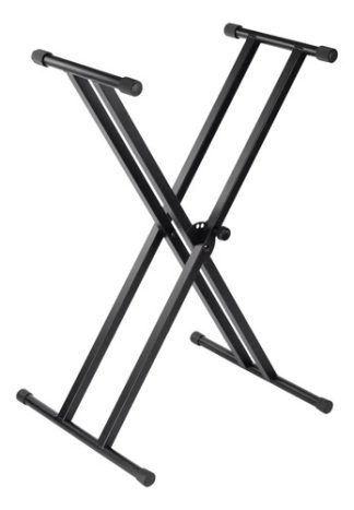 Hamilton Kb420k Soporte Tijera Doble Para Teclado Regulable