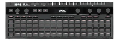 Secuenciador Polifónico Korg Sq-64 Negro Con Usb-midi Plug 1/4