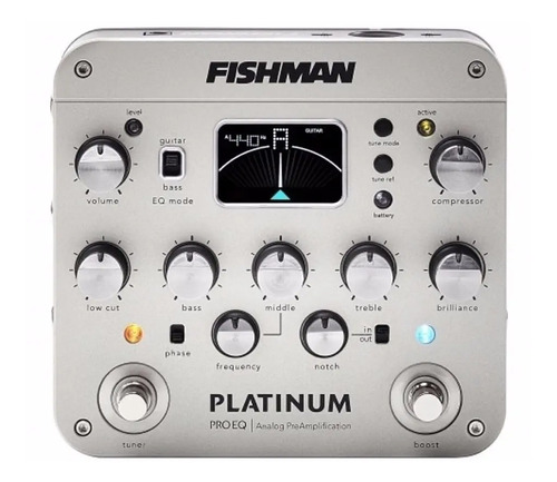 Fishman Plt201 Platinum Preamplificador C/ Eq Y Di Box
