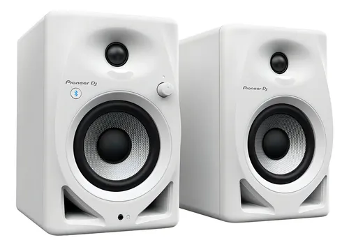 Monitores De Estudio Pioneer Dm-40d-bt Bluetooth Par Blancos Color Blanco