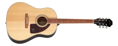 EpiPhone J45 Studio Guitarra Acustica Tapa Solida Color Natural Material Del Diapasón Mahogany Orientación De La Mano Diestro