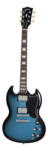 Gibson Sg Standard 61 Guitarra Electrica Made In Usa Estuche Color Pelham Blue Burst Material Del Diapasón Palo De Rosa Indio Orientación De La Mano Diestro