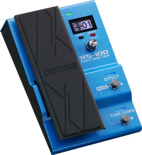 Pedal De Efectos Boss Xs-100 Poly Shifter Guitarra Eléctrica Azul