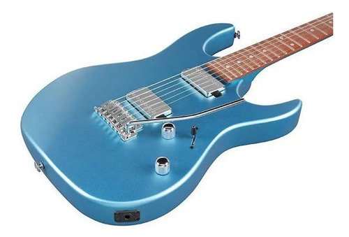 Guitarra Eléctrica Ibanez Grx120sp Azul Metálico Mate 6 Cuerdas Mano Derecha Diestro Arce Jatoba