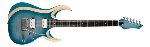 Cort X700 Duality Ii Guitarra Electrica Mics Fishman Color Polar Ice Blue Material Del Diapasón Ébano Orientación De La Mano Diestro