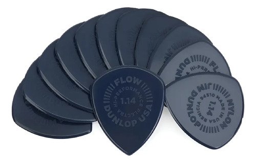 Dunlop 541p Nylon Flow Pack 12 Puas 1.14 Negro 1.14