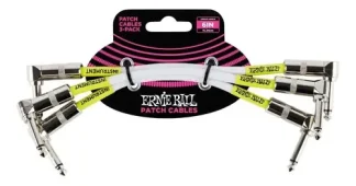 Cable Interpedal Ernie Ball P06051 Patch Pack X3 Color Blanco