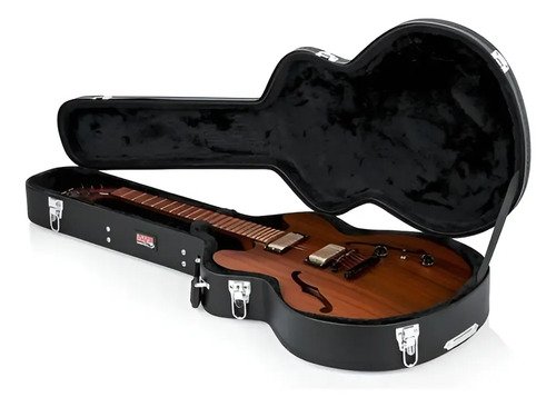 Gator Gwe-335 Estuche Rígido Para Guitarra Semi Hollow Negro