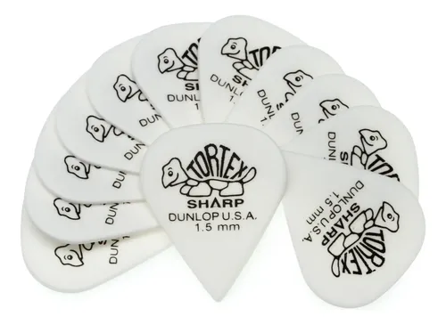 Jim Dunlop 412p Tortex Sharp Pack X12 Puas 1.5