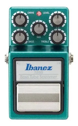 Pedal Overdrive Ibanez Bass Tube Screamer Ts9b Bajo Color Verde