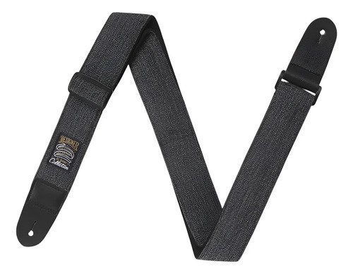 Correa Para Guitarra/bajo Ibanez Ac-ib-dcs50dbkd Black Denim Negro