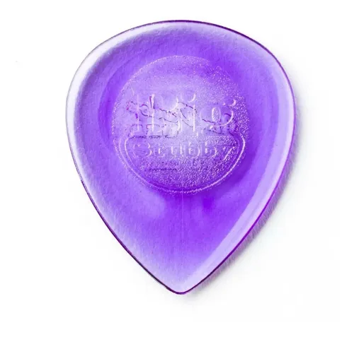 Kit De 6 Paletas Dunlop Big Stubby De 2 Mm Y 475 Peniques, Hechas En Ee. Uu., Color Lilas Lila
