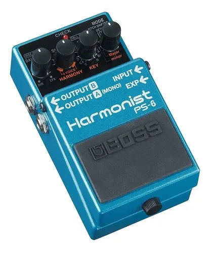 Pedal De Efecto Boss Harmonist Ps-6 Azul