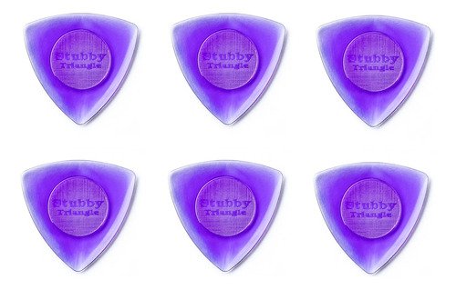 Jim Dunlop 473p Tri Stubby Pack 6 Puas Triangular 2.0