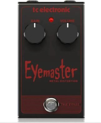 T. C. Electronic Eyemaster Pedal De Distorsión Para Guitarri Negro Y Rojo