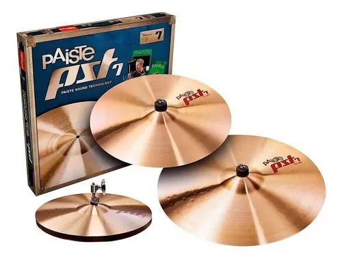 Paiste Pst7 Medium Universal Set Hi Hats 14 Crash 16 Ride 20