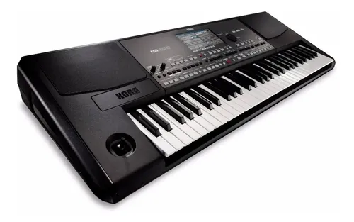 Teclado Korg Pa600 61 Teclas Sensitivas Con Interfaz Midi Y Grabador Negro