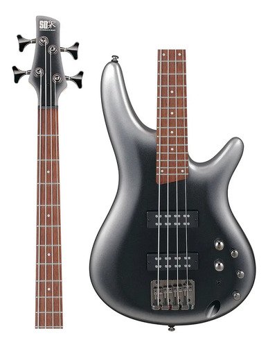 Bajo Eléctrico Ibanez Sr300e Mgb Color Midnight Gray Burst Diestro Gris Barnizado 4