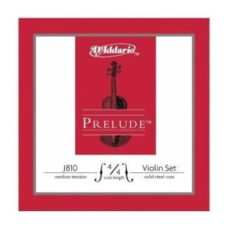 Cuerdas Violín 4/4 D'addario Prelude J810 Acero Tensión Media