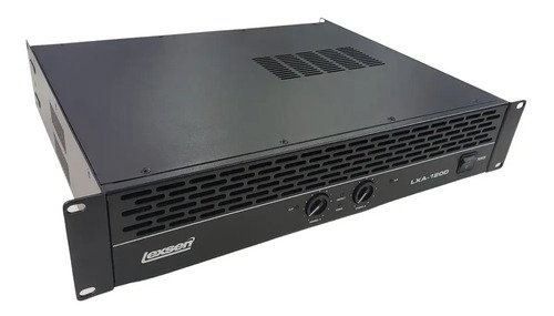 Potencia Lexsen Lxa1200 1200w Rms Amplificador 600+600 Negro 1200 W
