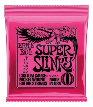 Cuerda De Guitarra Ernie Ball P02223 Super Slinky 009