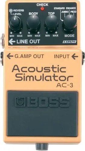 Boss Ac3 Pedal Acustic Simulador De Guitarra Color Foto