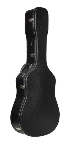 Stagg Estuche Rigido Para Guitarra Acustica Negro