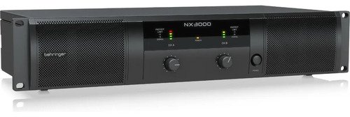 Behringer Nx3000 Amplificador Poder 3000 W Crossover Interno Color Negro 3000000 W