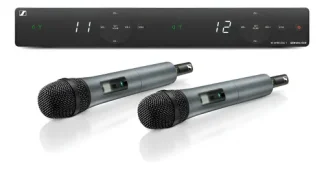 Sennheiser Xsw1 825 Dual Microfonos Inalambricos Doble Mano
